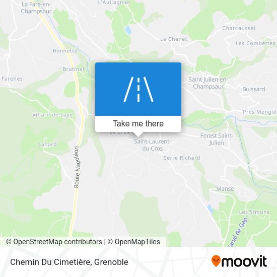 Chemin Du Cimetière map
