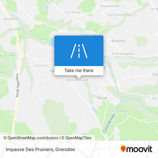 Impasse Des Pruniers map