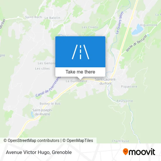 Avenue Victor Hugo map