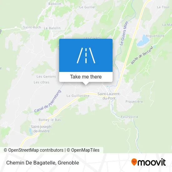 Chemin De Bagatelle map