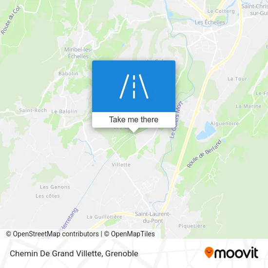 Chemin De Grand Villette map