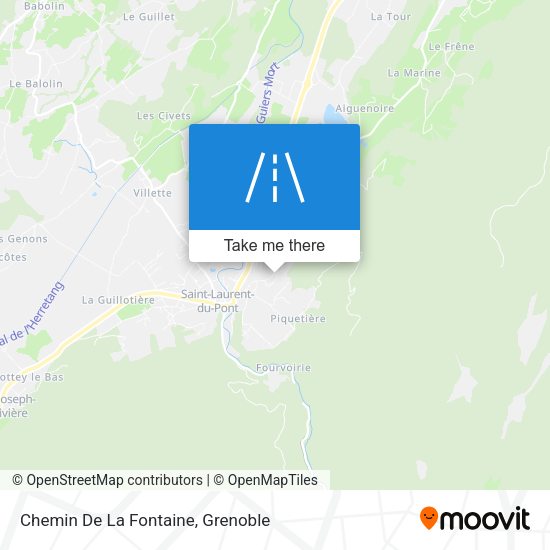 Chemin De La Fontaine map