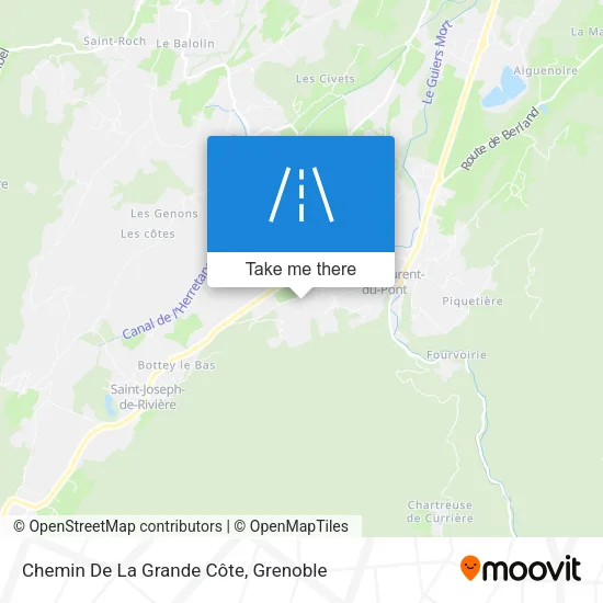 Chemin De La Grande Côte map