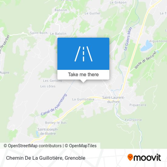 Chemin De La Guillotière map