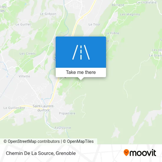 Chemin De La Source map