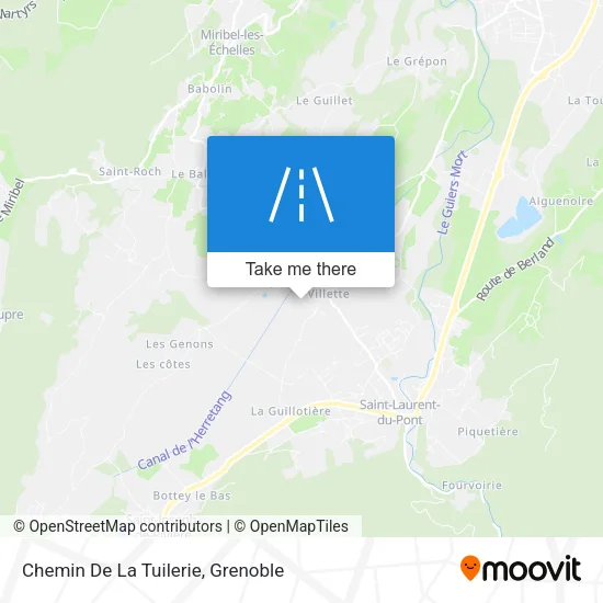 Chemin De La Tuilerie map