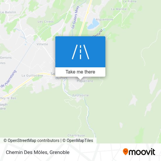 Chemin Des Môles map