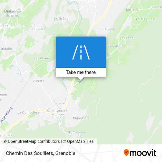 Chemin Des Souillets map