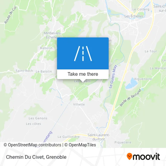 Chemin Du Civet map
