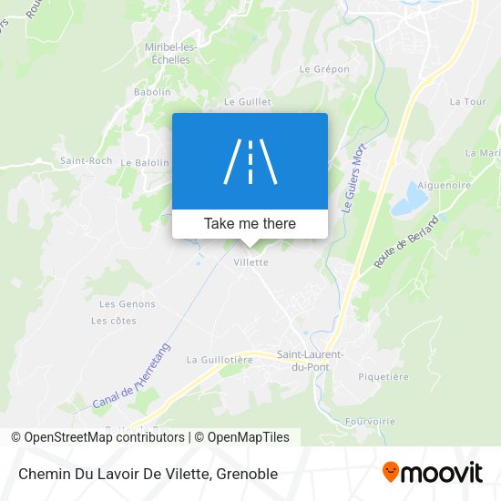 Chemin Du Lavoir De Vilette map