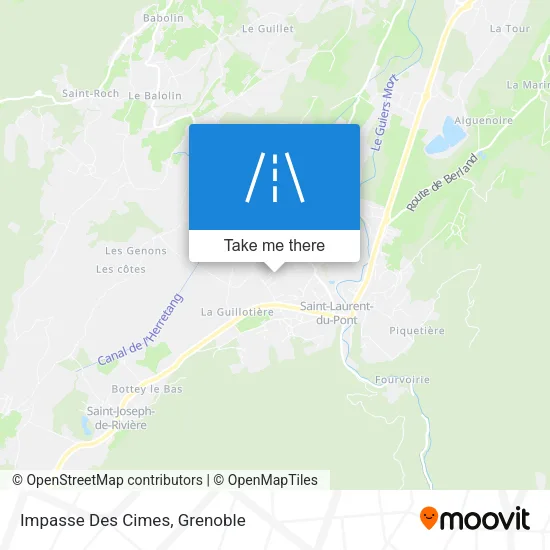 Impasse Des Cimes map