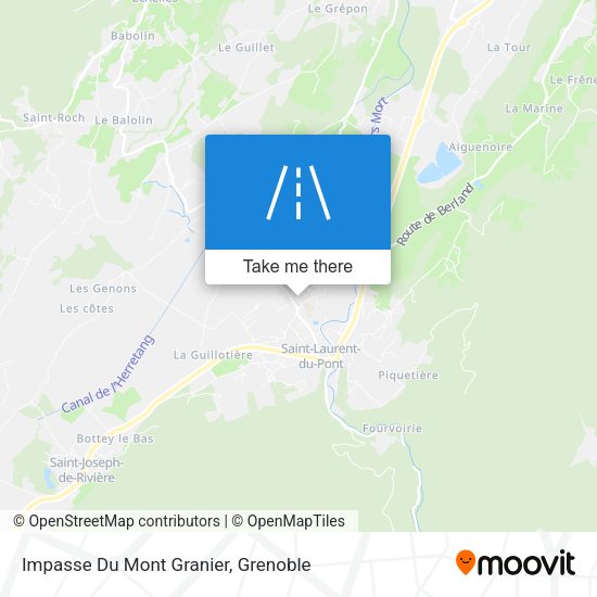 Impasse Du Mont Granier map