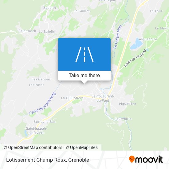 Lotissement Champ Roux map