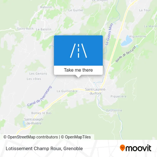 Lotissement Champ Roux map
