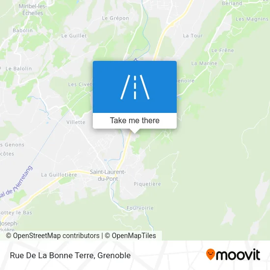Rue De La Bonne Terre map