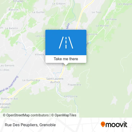 Rue Des Peupliers map