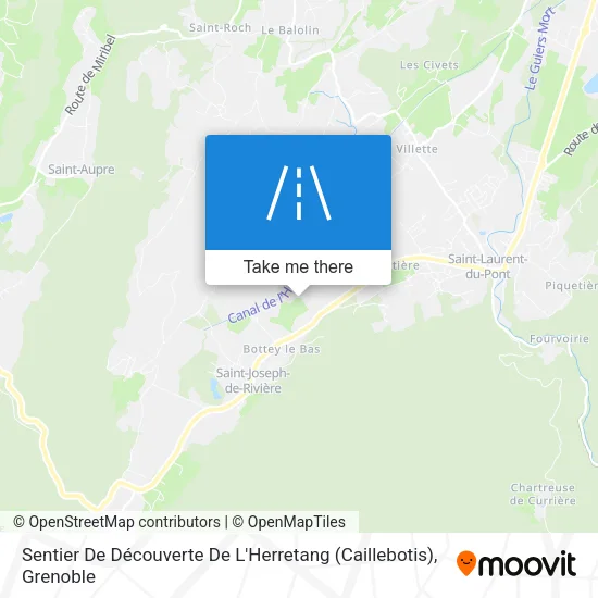 Sentier De Découverte De L'Herretang (Caillebotis) map
