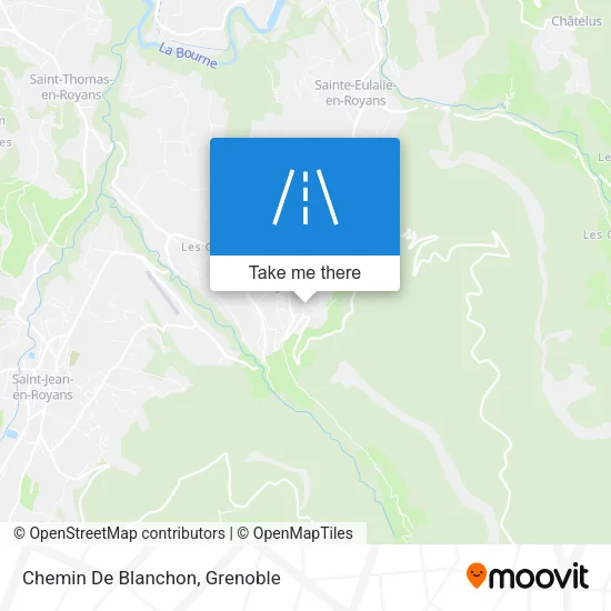 Chemin De Blanchon map