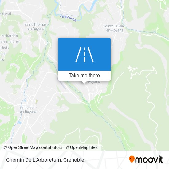 Chemin De L'Arboretum map