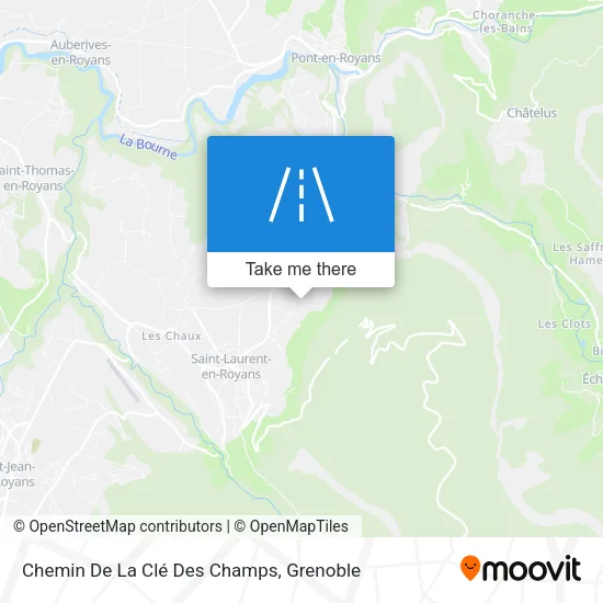 Chemin De La Clé Des Champs map