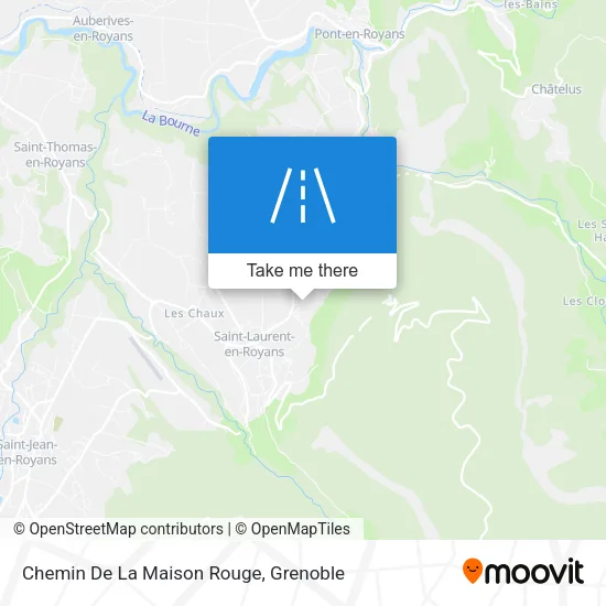 Chemin De La Maison Rouge map