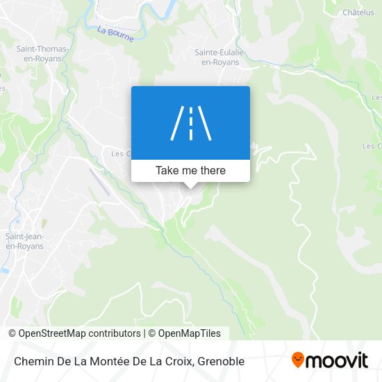 Chemin De La Montée De La Croix map