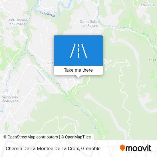 Chemin De La Montée De La Croix map