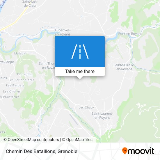 Chemin Des Bataillons map