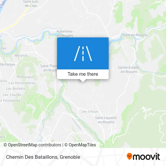 Chemin Des Bataillons map