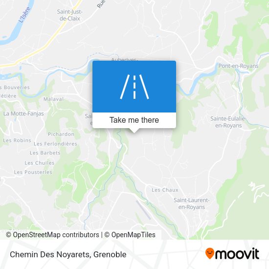 Chemin Des Noyarets map