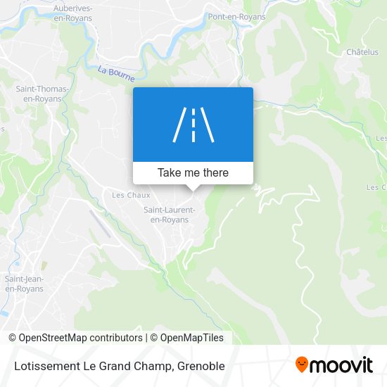 Lotissement Le Grand Champ map
