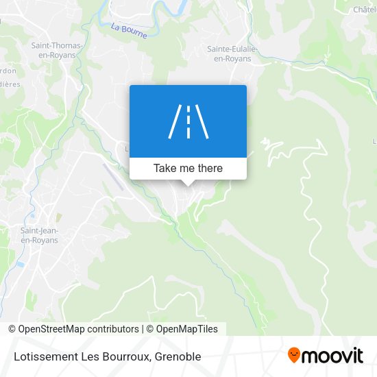 Lotissement Les Bourroux map