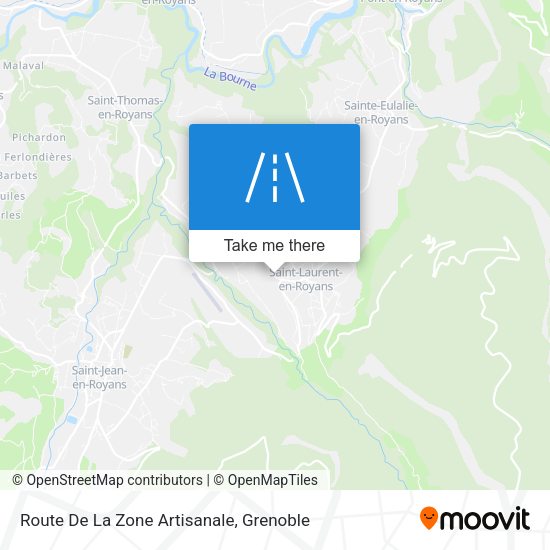 Route De La Zone Artisanale map