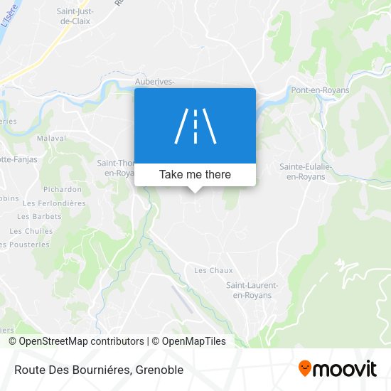 Route Des Bourniéres map