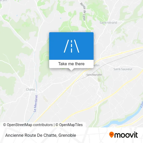 Ancienne Route De Chatte map