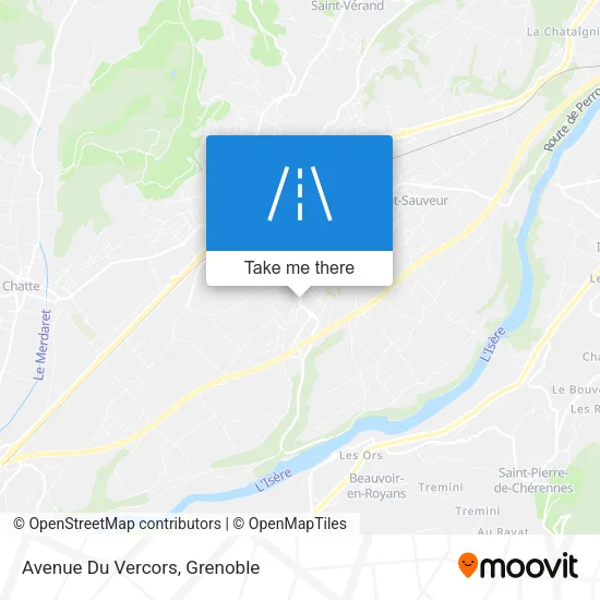 Avenue Du Vercors map