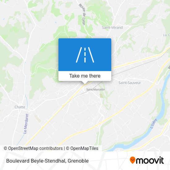 Boulevard Beyle-Stendhal map