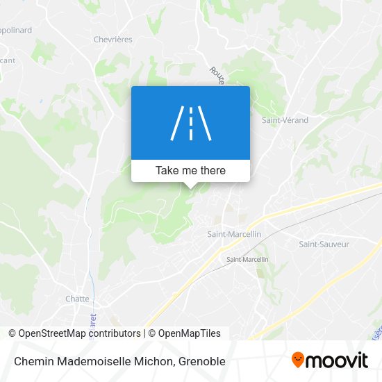 Chemin Mademoiselle Michon map