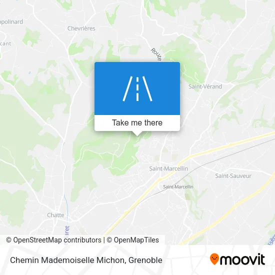 Chemin Mademoiselle Michon map