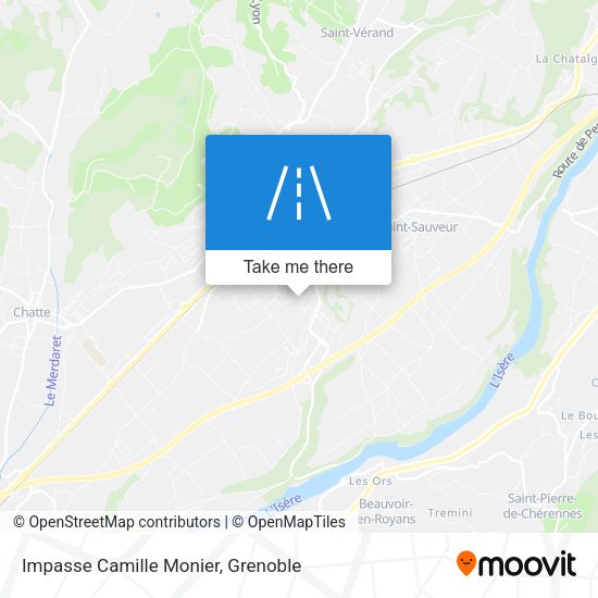 Impasse Camille Monier map