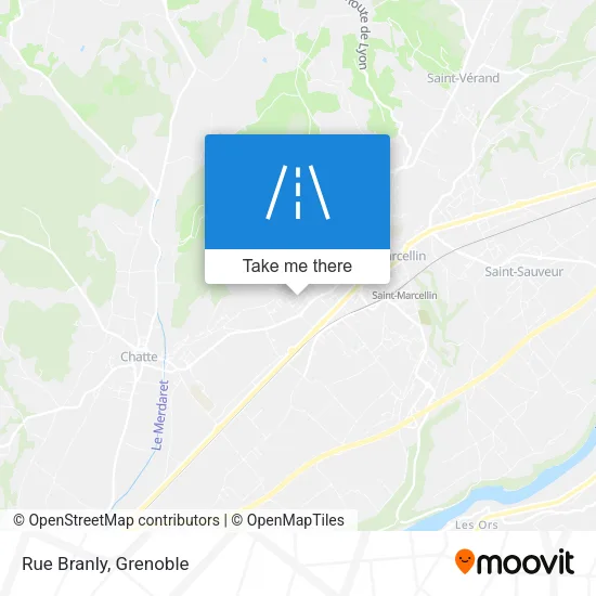 Rue Branly map