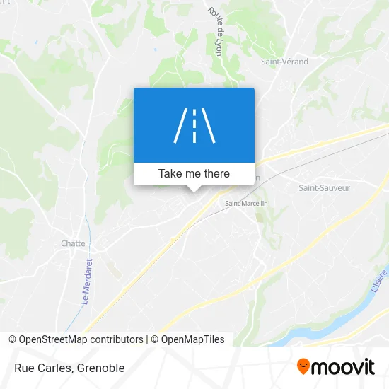 Rue Carles map