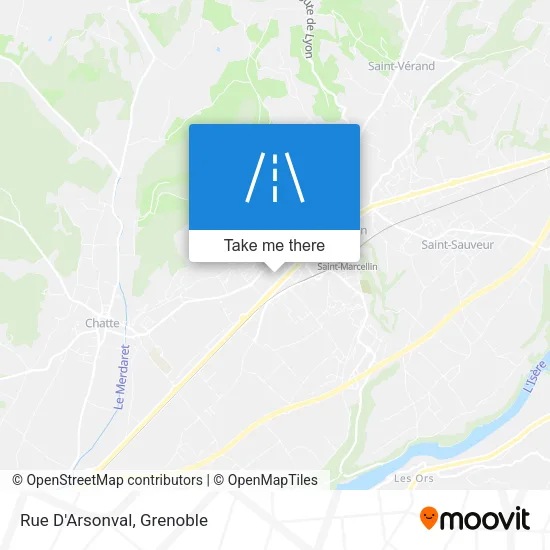 Rue D'Arsonval map