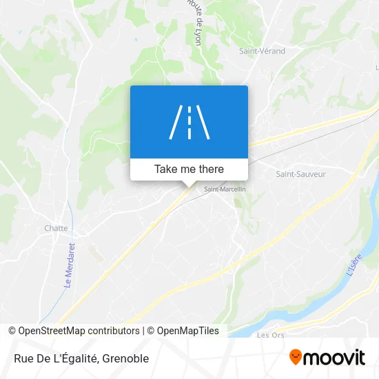 Rue De L'Égalité map
