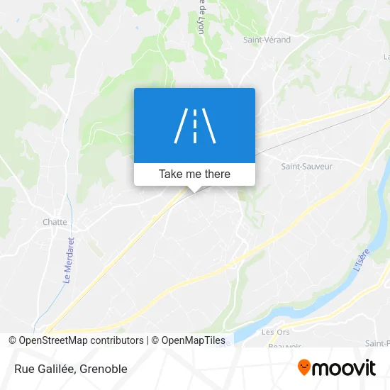Rue Galilée map