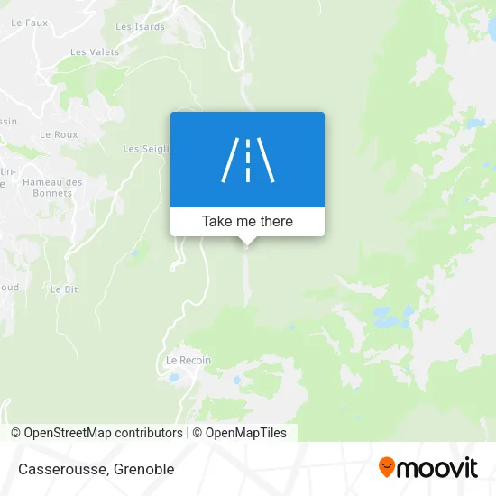 Casserousse map
