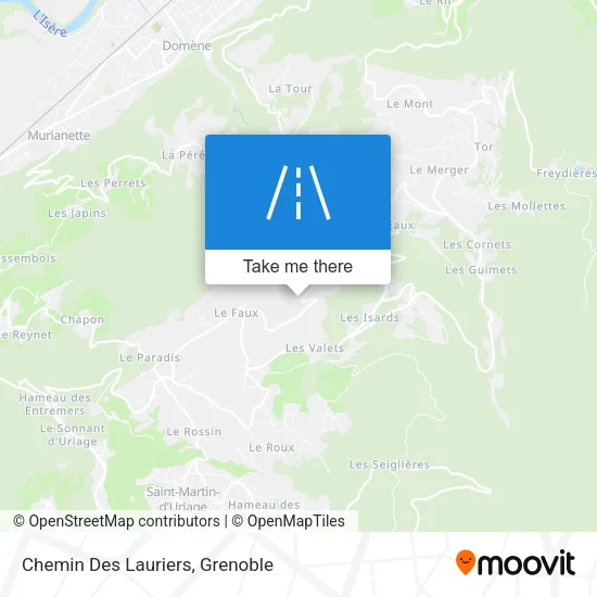 Chemin Des Lauriers map