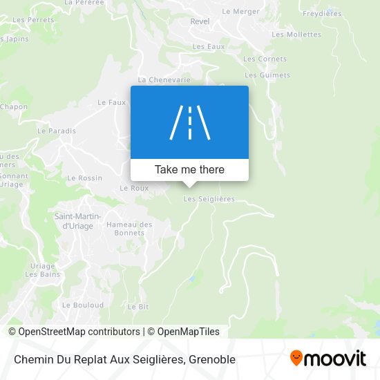 Chemin Du Replat Aux Seiglières map