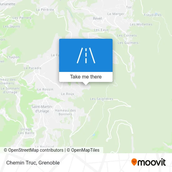 Chemin Truc map