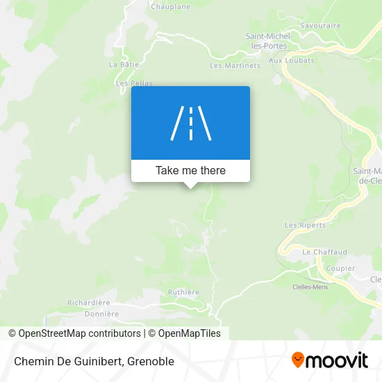 Chemin De Guinibert map
